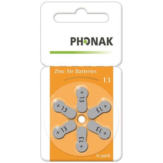 Phonak batteries type 13